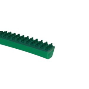 Cinghia trapezoidale rivestita-super grip liscia verde